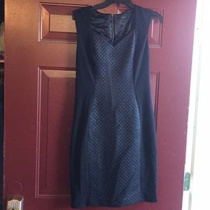 Black knee length dress